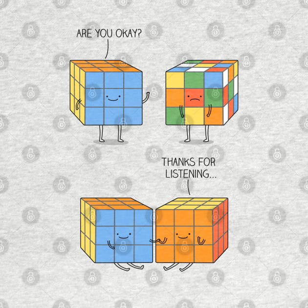 Cube friends by milkyprint
